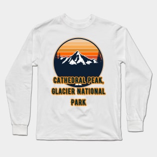Cathedral Peak, Glacier National Park Long Sleeve T-Shirt
